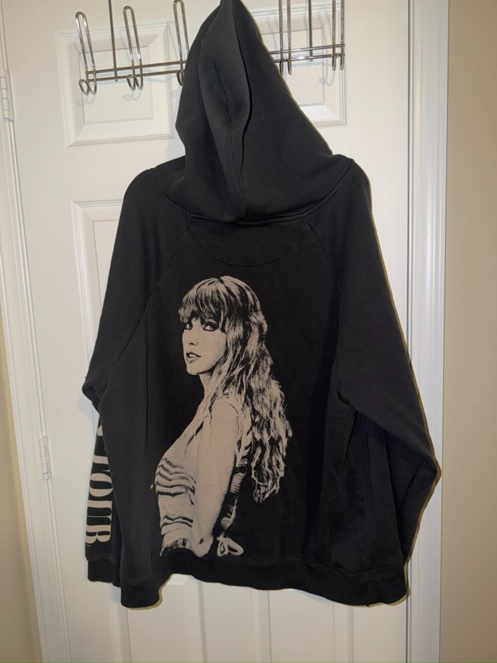 Taylor Swift Official Eras Tour Black Hoodie Sweatshirt - 3XL